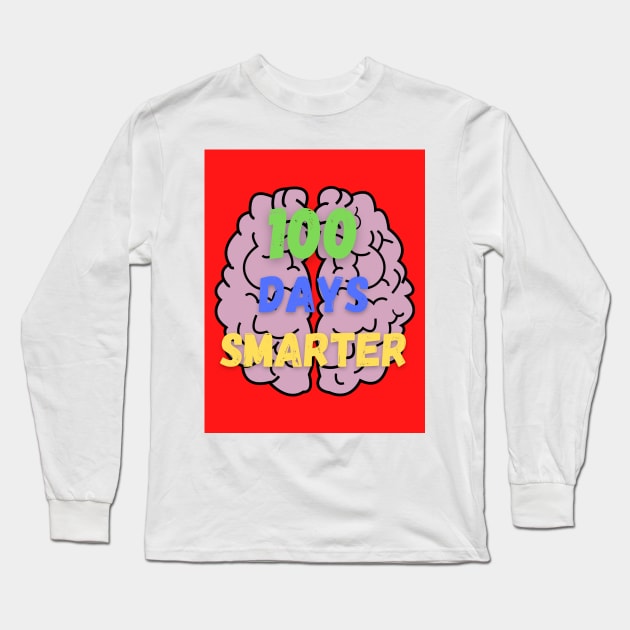 100 days smarter Long Sleeve T-Shirt by jzone_05